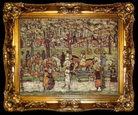 framed  Maurice Prendergast Central Park, ta009-2